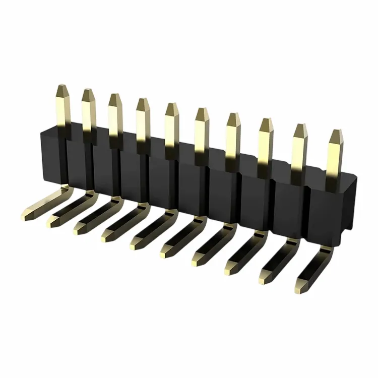 1,0 mm hlavička kolíkového hlavičky s pravým uhlom jedným radom