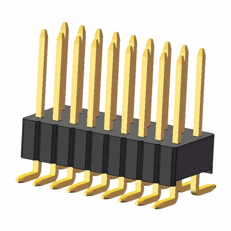 1,27 x 2,54 mm hlavička kolíka Dvojitý rad SMT3