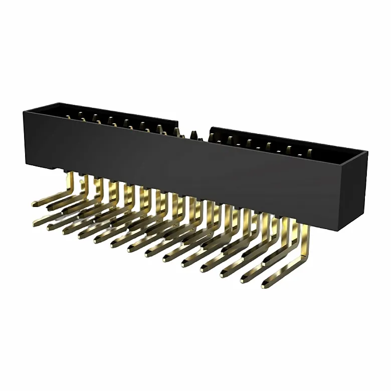 2,0 mm škatuľka hlavičky dvojitý rad pravý uhol