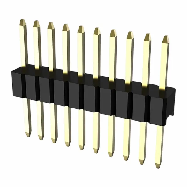 2,0 mm hlavička kolíka s jedným radom rovno