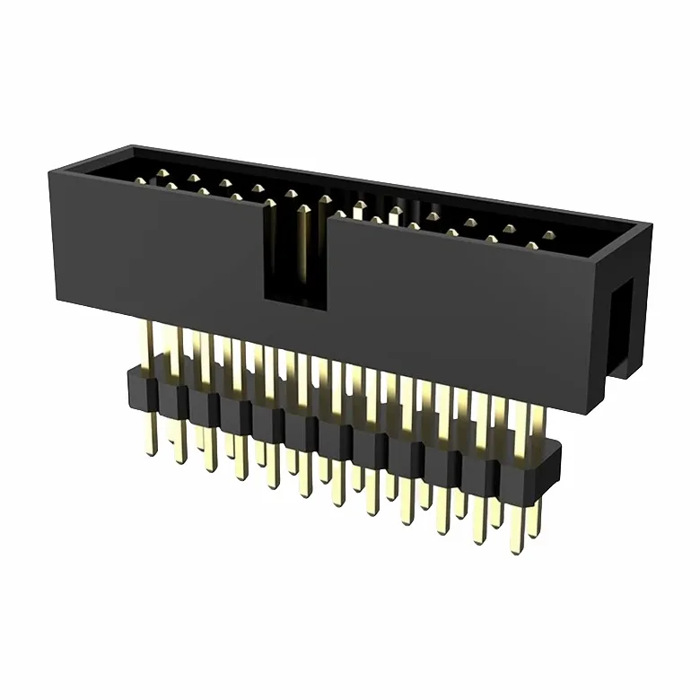 2,54 mm hlavička boxu dvojitý rad rovno