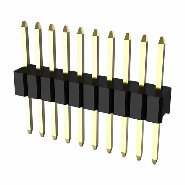 2,54 mm hlavička kolíka s jedným radom rovno